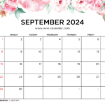 Printable September 2024 Calendar Templates With Holidays For 2024 September Calendar Printable