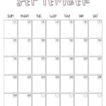 September 2024 Calendar   20 Cute & Free Printables | Saturdaygift Throughout September 2024 Calendar Printable Cute