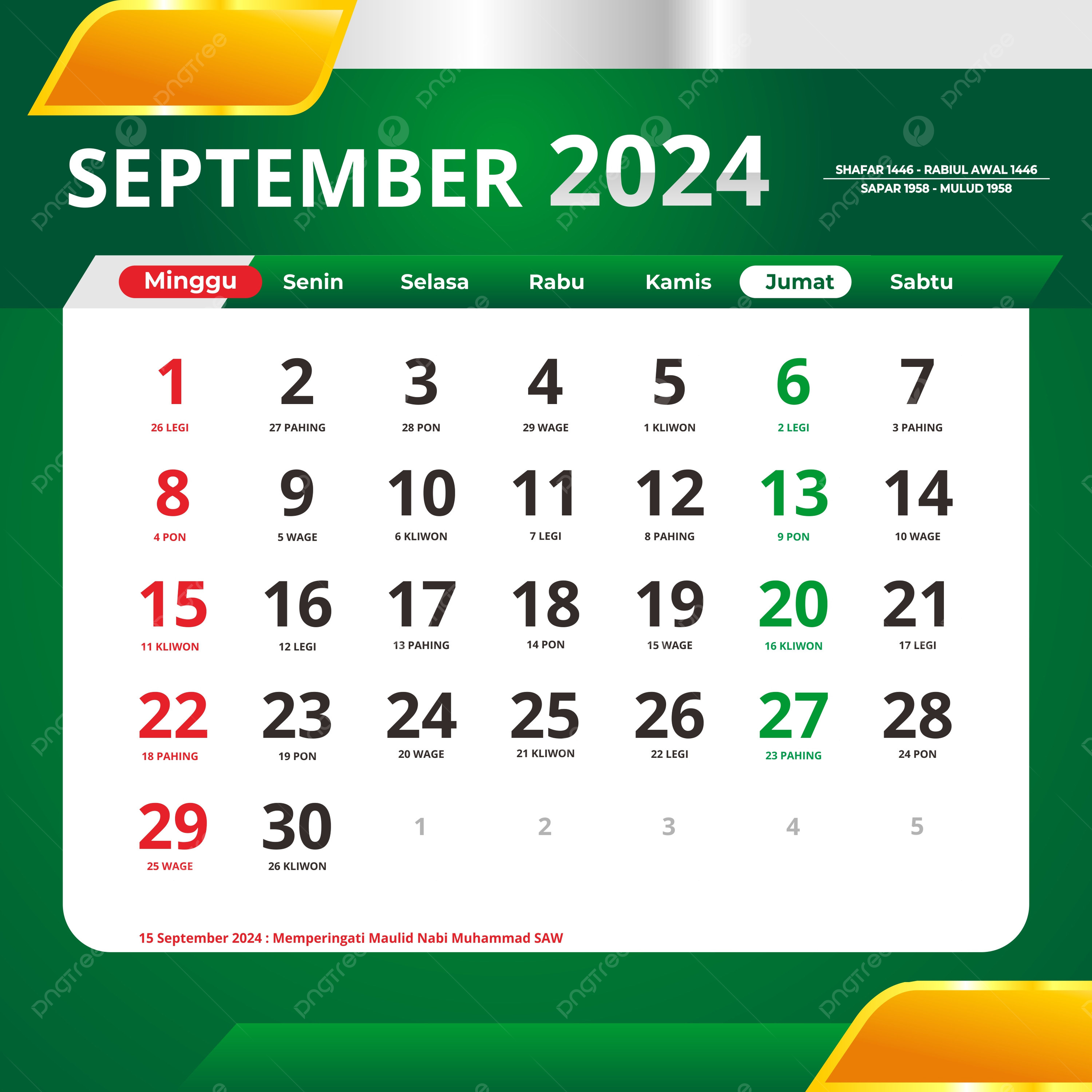 September 2024 Calendar Complete With Red Dates And National for September Calendar 2024 With Holidays