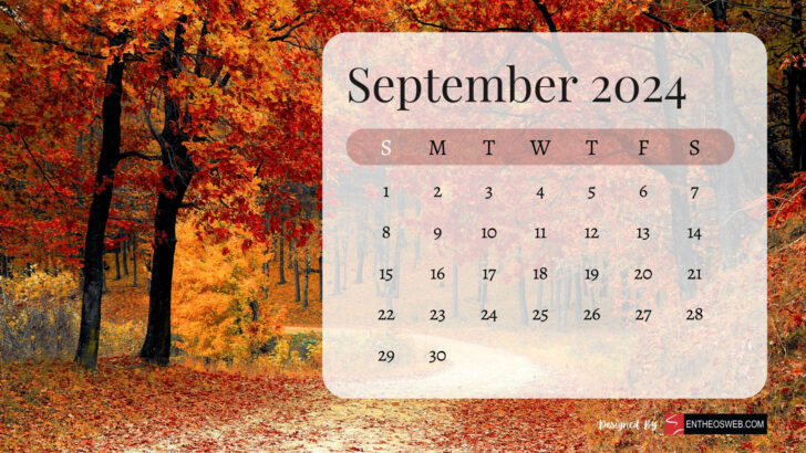 September 2024 Calendar Wallpaper