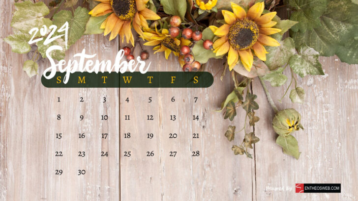 September 2024 Desktop Calendar