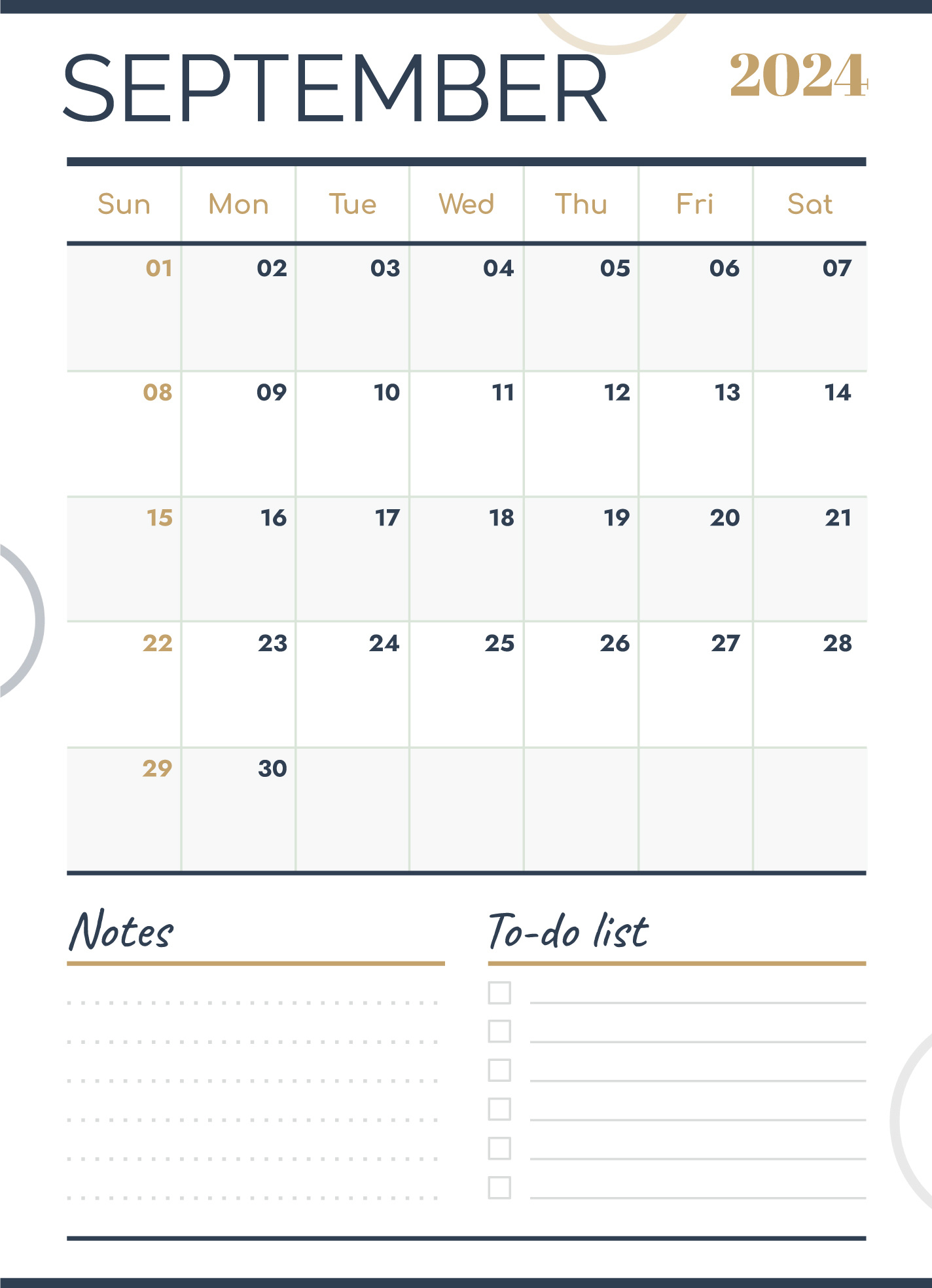 September 2024 Calendar Free Google Docs Template - Gdoc.io with regard to Google Calendar-September 2024