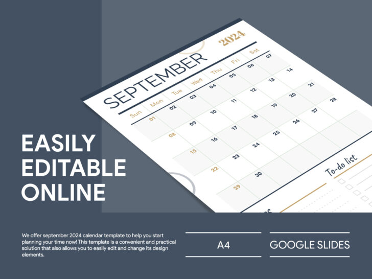 Google September 2024 Calendar