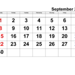 September 2024 Calendar | Free Printable Pdf, Xls And Png In Weekly Calendar September 2024