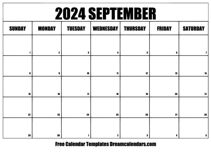 Calendar For September 24