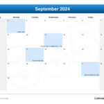 September 2024 Calendar In Vegas Calendar September 2024