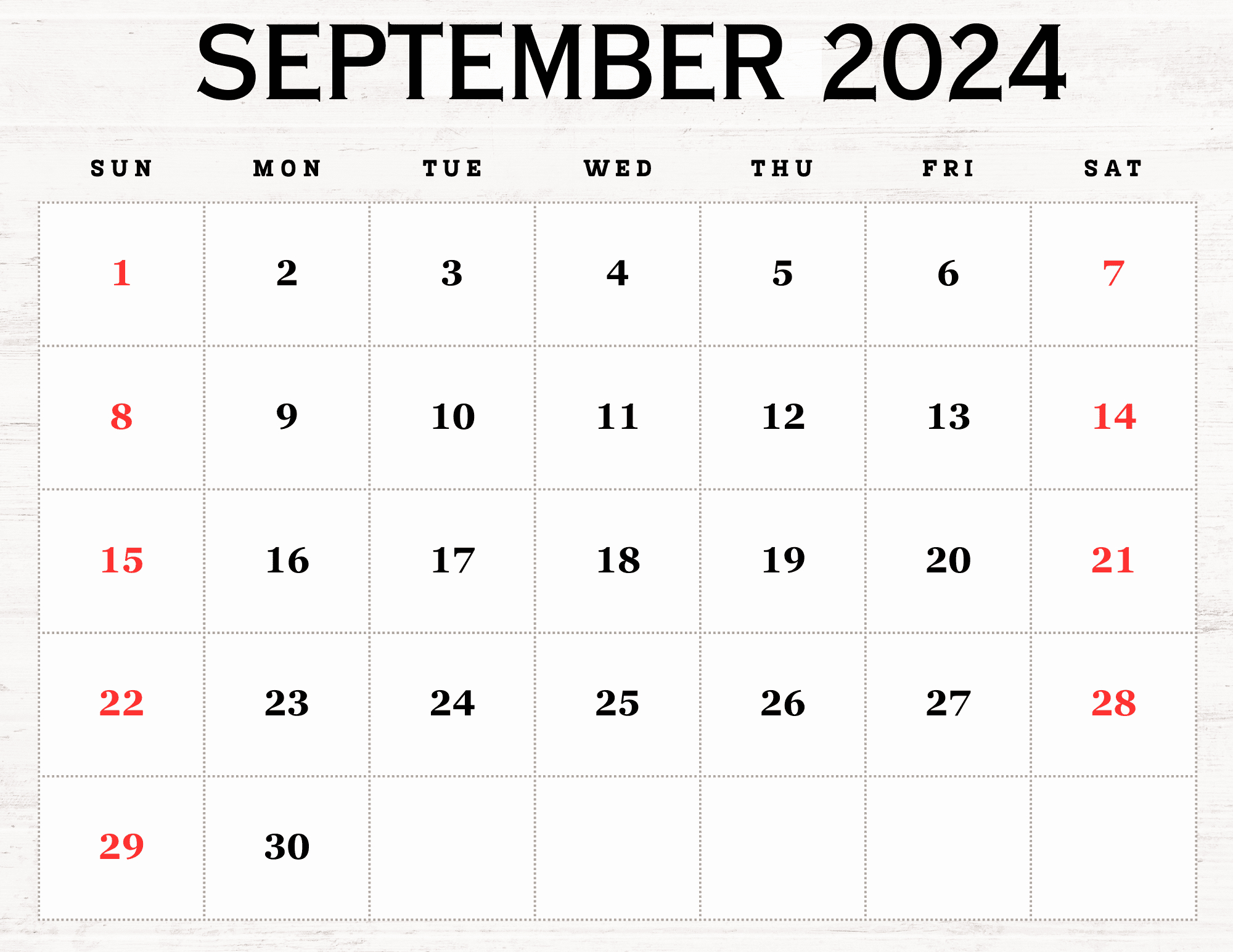 September 2024 Calendar Printable Pdf With Holidays throughout Free Printable Calendar September 2024 Wiki