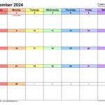 September 2024 Calendar | Templates For Word, Excel And Pdf For Editable September 2024 Calendar