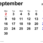 September 2024 Calendar | Templates For Word, Excel And Pdf With September 2024 Calendar Labor Day