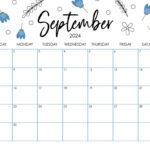 September 2024 Calendars   50 Free Printables | Printabulls Intended For Free Cute Printable Calendar September 2024