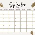 September 2024 Calendars   50 Free Printables | Printabulls Intended For September 2024 Monthly Calendar Printable