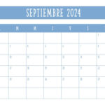 September 2024 Calendars   50 Free Printables | Printabulls With September 2024 Calendar In Spanish