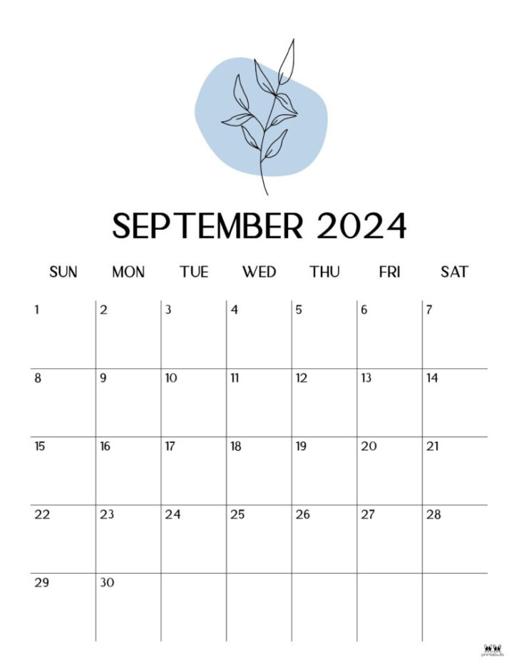 September Calendar 2024 Vertical