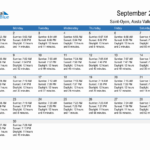 September 2024 Sunrise And Sunset Calendar For Saint Oyen (Pdf Within September Saints Calendar 2024