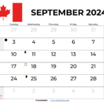 September Calendar 2024 Canada Inside September 2024 Calendar Canada