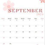 September Calendar 2024, September Calendar, Calendar Background Intended For Pink September 2024 Calendar