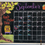 September Chalkboard Calendar 2020 With September 2024 Chalkboard Calendar Ideas