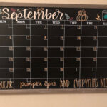 September Diy Chalk Board Calendar🍂🍁 With September 2024 Chalkboard Calendar Ideas