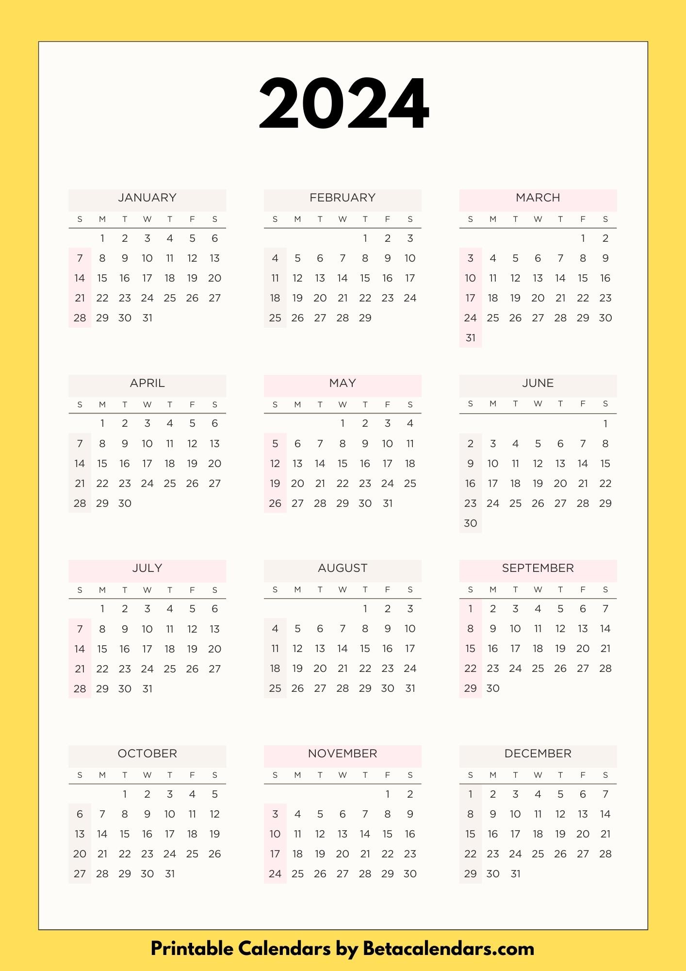 2024 Calendar - Beta Calendars pertaining to Beta Calendars December 2024 Calendar Printable