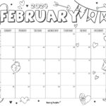 2024 Coloring Calendar   Free Printables   World Of Printables Pertaining To 2024 Coloring Calendar Printable December