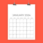 2024 Vertical 8.5 X 11 Inch Calendar Templaterunning With Throughout December 2024 Calendar Template Printable 8.5 X 11