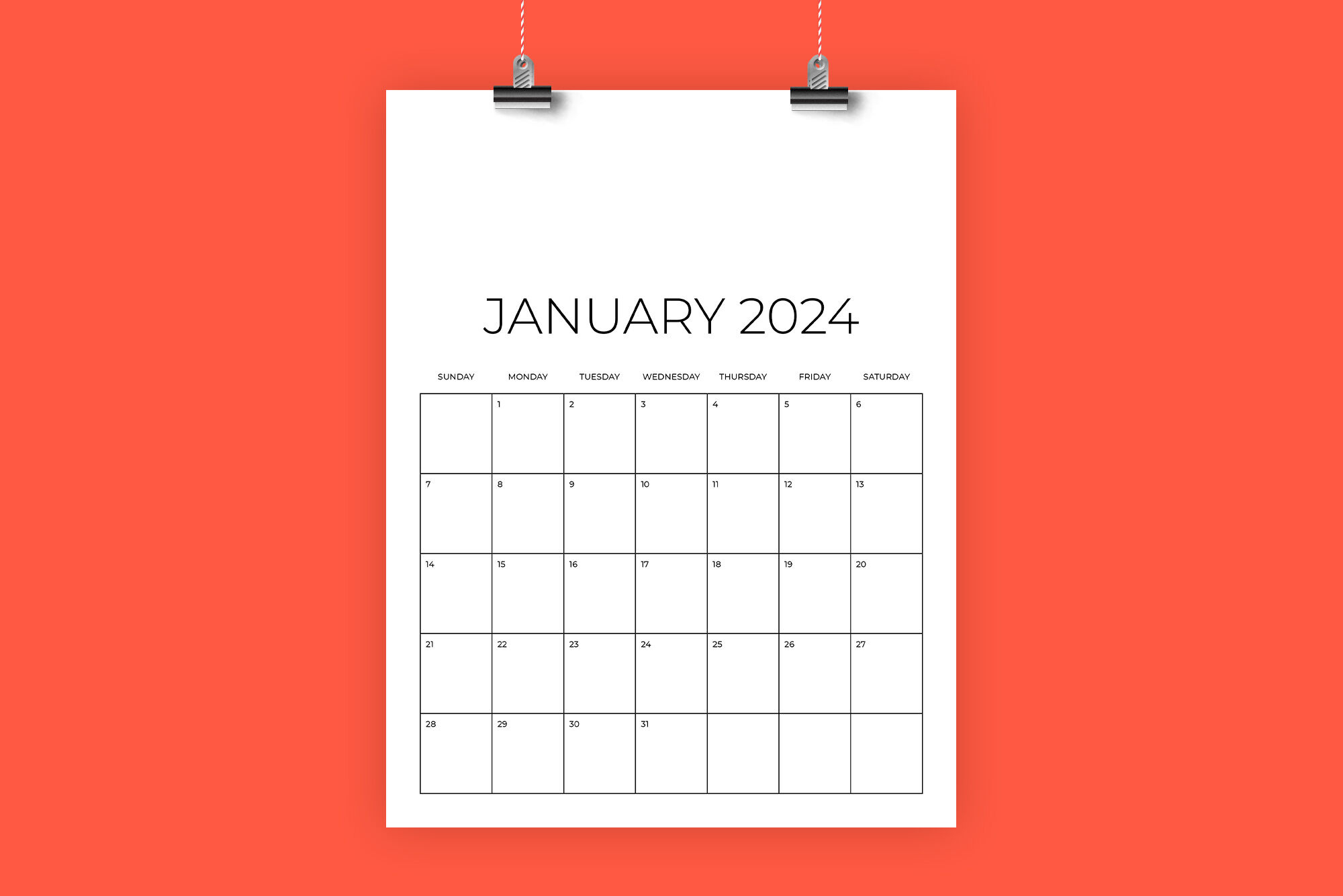 2024 Vertical 8.5 X 11 Inch Calendar Templaterunning With throughout December 2024 Calendar Template Printable 8.5 X 11