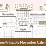 38 Printable November 2024 Calendars | Free Pdf   Calendarkart With Regard To Calendar November December 2024 Printable Without Download