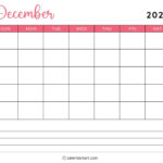 40 Printable December 2024 Calendars | Free Pdf   Calendarkart Inside Calendar 2024 December Printable Mon Sun