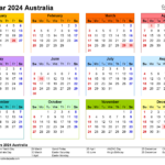 Australia Calendar 2024   Free Printable Pdf Templates Inside 2024 December Calendar Printable Australia