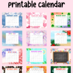 Cute Free Printable Monthly Calendar 2024   Cassie Smallwood Pertaining To Calendar September October November December 2024 Seperate Printable Cute