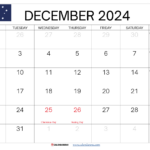 December 2024 Calendar Australia Inside 2024 December Calendar Printable Australia