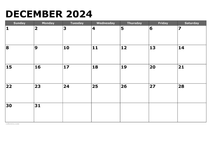 December 2024 Calendar Printable Wincalendar