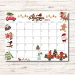 December 2024 Calendar Printable Kids Calendar 2024 Wall Calendar In December 2024 Calendar Printable Kids