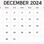 December 2024 Calendar Printable Pdf Blank Free Templates Throughout December 2024 Calendar Printable Time And Date