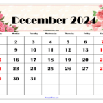 December 2024 Calendar Printable Pdf Blank Free Templates With Regard To 2024 Feb December Calendar Printable