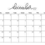 December 2024 Calendars   50 Free Printables | Printabulls For 2024 Free Printable Calendar December