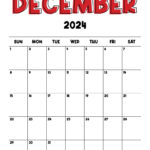 December 2024 Calendars   50 Free Printables | Printabulls For December 2024 22 Calendar Printable