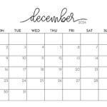 December 2024 Calendars   50 Free Printables | Printabulls In A4 December 2024 Calendar Printable