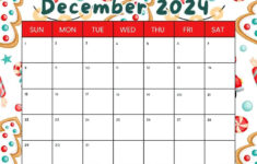 December 2024 Calendars (52 Free Pdf Printables) intended for December 2024 Calendar Printable Christmas