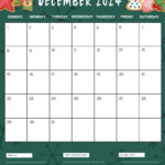 December 2024 Calendars (52 Free Pdf Printables) Intended For December 2024 Calendar Printable Portrait