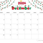 December 2024 Calendars | Entheosweb For December 2024 Calendar Christmas Printable Free