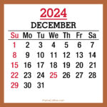 December 2024 Monthly Calendar With Holidays, Printable Free In December 2024 Calendar Holidays Printable