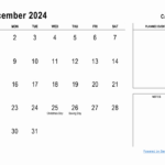 December 2024 Planner With Canada Holidays Inside December 2024 Calendar Canada Printable