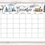 Editable December 2024 Calendar, Snowy House On The Hill And For December 2024 Calendar Printable Weekly