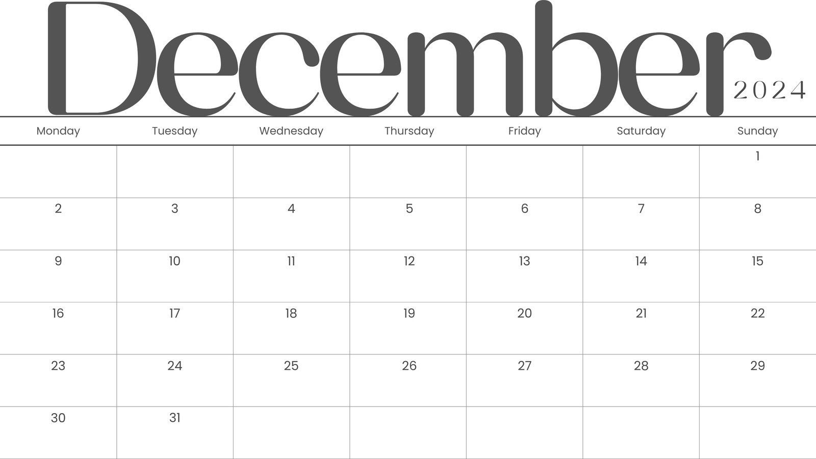 Free And Customizable Calendar Templates | Canva within December 2024 Desk Calendar Printable