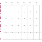 Free And Printable November 2024 Calendar Templates | Canva Pertaining To 2024 November And December Calendar Free Printable