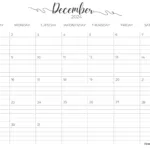 Free Printable & Fillable December Calendars 2024 In December 2024 Weekly Calendar Printable