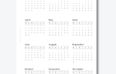 Freebie – All Sizes – 2024 Glance – Aelyzecreates within December 2024 Calendar Printable Fit In A5