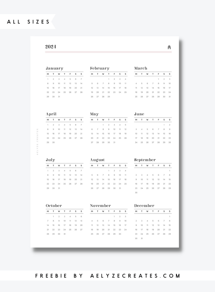 December 2024 Calendar Printable Fit In A5