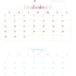 November December 2024 Calendars   28 Printables | Printabulls In Calendar End Of December 2024 And Beginning Of January 2025 Printable